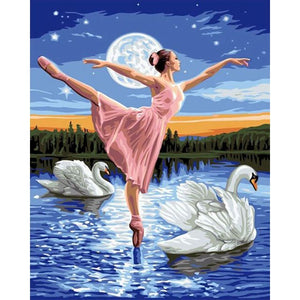 Paint by Number Ballerina Kits